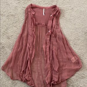 Mauve FP Sheer Blouse